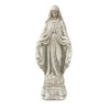 Solid Rock Stoneworks Virgin Mary Stone Garden Statue 18in Tall