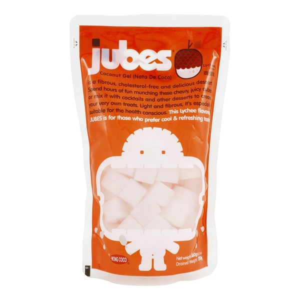 Jubes Nata De Coco Pack of 6 (Lychee)