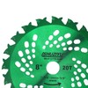 SHUZIYU, 8"-20T. Large Carbide Tip, 1" Arbor with Washer Adapter