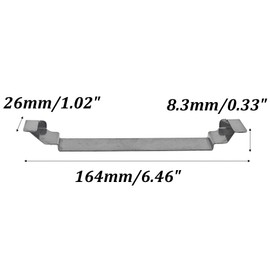 PDETVEO 2PCS 6 Inch Stainless Steel Griddle Spatula Holder, Universal BBQ Tool Rack with Protective Edge, Gourmet Griddle Accessories,Outdoor Camping Picnic BBQ Essentials (Silver)