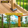 4Pack 3.5"x 3.5" Aluminum Deck Post Base Cover, Split Post