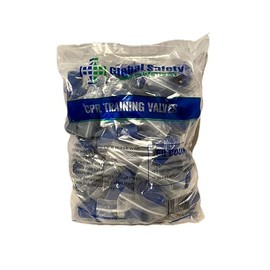 Global Safety Micromask Trainer Valve, 50-Pack (Blue Colored)