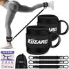 Resistance Bands Set with Ankle Straps, Glutes Workout Equipment, Ankle