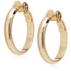 Anne Klein Classics Gold-Tone Wide Hoop Clip-On Earrings