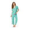 PJ Salvage Women's Whimsy Pj Set, Sea Moss, S