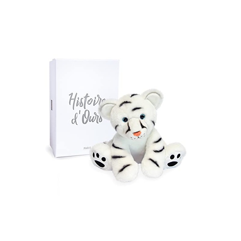 In Histoire d'Ours Soft Toy for Babies, 25 cm, White