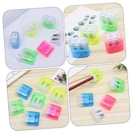 Operitacx 20st Transparenter Bleistift Spitzler Buntstifte Für Kinder Büro-bleistiftspitzer Leichte Bleistiftspitzer Praktische Bleistiftspitzer Taschenbleistiftspitzer Büro Plastik