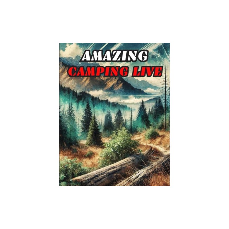 Amazing camping live: Camping notebook. Cool idea for gift.