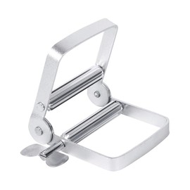 Gotetiso Tube Squeezer Metal Tube Squeezer Tube Press Tube Squeezer Tube Squeezer Toothpaste Squeezer Toothpaste Dispenser Stainless Steel Tube Squeezer for All Tubes Silver