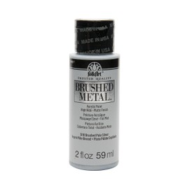 Folkart Acrylic Paint, Silver, 2 oz