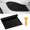 Car Headlight Tint Film 30x120cm,Waterproof UV Resistant Vinyl Headlight Tint,Smoke