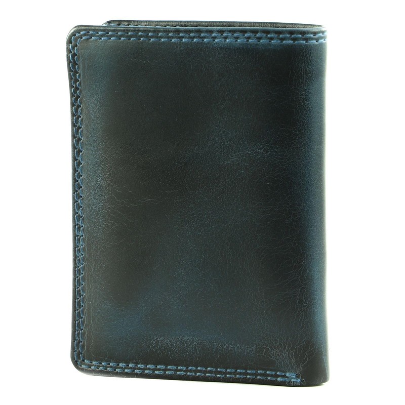 Chiemsee Leather Wallet Petrol, petrol, Modern