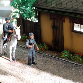 Woohome Pack of 48 Static Grass Tuft Miniature Grass Tufts Model Making Landscape Flowers Grass Tufts Static Grass Fibres for DIY Train Landscape Railway Landscape Layout Decor