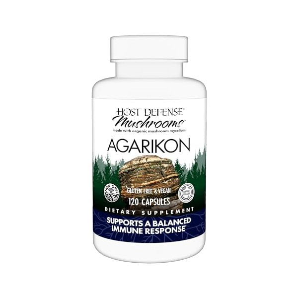 Host Defense Host Defense Agarikon Capsules - Immune System Support
