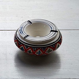 Bakir Moroccan Ashtray Red Medium