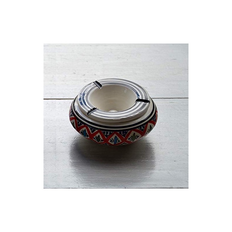 Bakir Moroccan Ashtray Red Medium