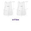 Sivvan Unisex Schürze (3er Pack) - Verstellbare Taillengurte, 2 Fronttaschen