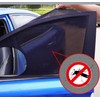 SUV Car Camping Window Mosquito Net Set (4 Pcs: 2 Front, 2 Rear) 2 Rear Pcs