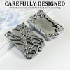 Photocard Holder Keychain, Photocard Holder, Silver Irregular Frame Photocard Holder