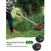 YOUSHARES Trimmer Mower Head M10 x 1.25 for Brush Cutter,