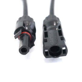 FainWan Solar Y Branch Connectors Extra Long Solar Panel Parallel Connectors 1 to 3 Solar Cable Wire Plug Tool Kit (M/FFF and F/MMM)