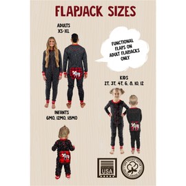 Lazy One Flapjacks, Matching Christmas Pajamas for The Dog, Baby & Kids, Teens, and Adults (Plaid Moose Caboose, Medium)