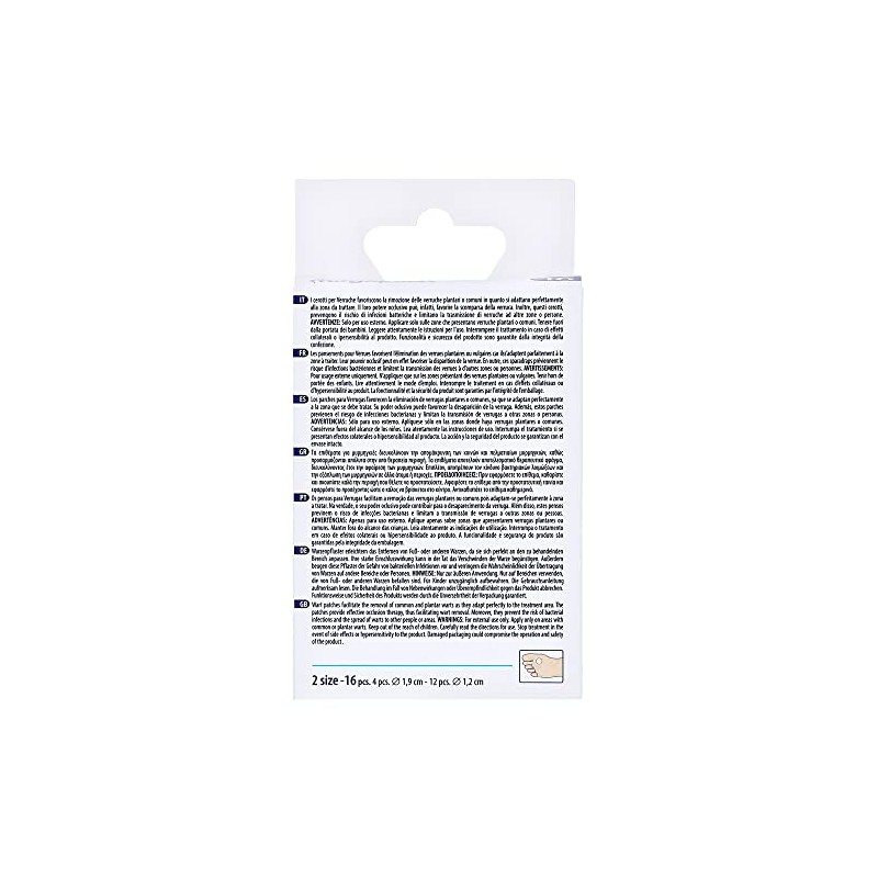 16 occlusive dressings for Warts, salicylic Acid, Hypoallergenic