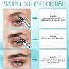 Waterproof Eyebrow Pencil, Microblading Eyebrow Pen for Long Lasting Makeup,