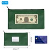 PATIKIL 11x6 Money Bank Deposit Bag with Zipper, 2 Pcs