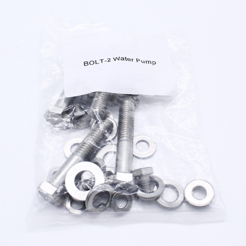 GSKMOTOR Engine Bolts KIT Stainless for SBC Chevy Small Block