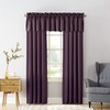 Sun Zero Barrow Energy Saving Rod Pocket Window Curtains, 54"