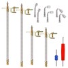 Swpeet 12Pcs 7 Inch 12 Inch Stainless Steel Valve Stem