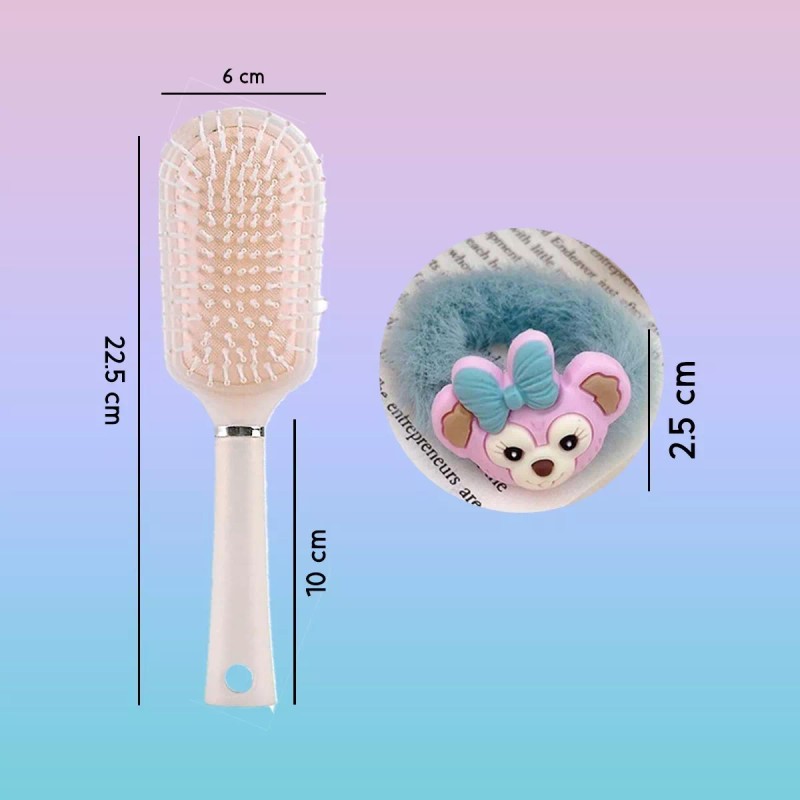 Tton Cepillo Para Cabello Set Donas Peinado Accesorio