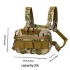 Running Chest Pack,Oxford Cloth Portable Fishing Chest Bag 20L -