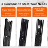 YENUO 1 Pair Full Extension Drawer Slides Side Mount 4-24