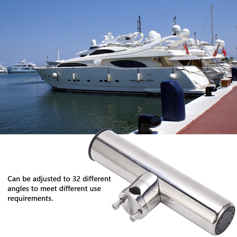 Fishing Boat Rods Holder Rail Mount Yacht Pole Holder Clamp