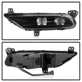 ACANII - For 2015-2022 Chrysler 300 LED Bumper Fog Lights Driving Lamps Assembly w/Switch Pair Set Driver & Passenger