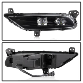 ACANII - For 2015-2022 Chrysler 300 LED Bumper Fog Lights Driving Lamps Assembly w/Switch Pair Set Driver & Passenger
