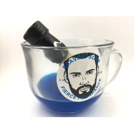 Shaving soap and brush set 4 oz Fierce Type fragrance