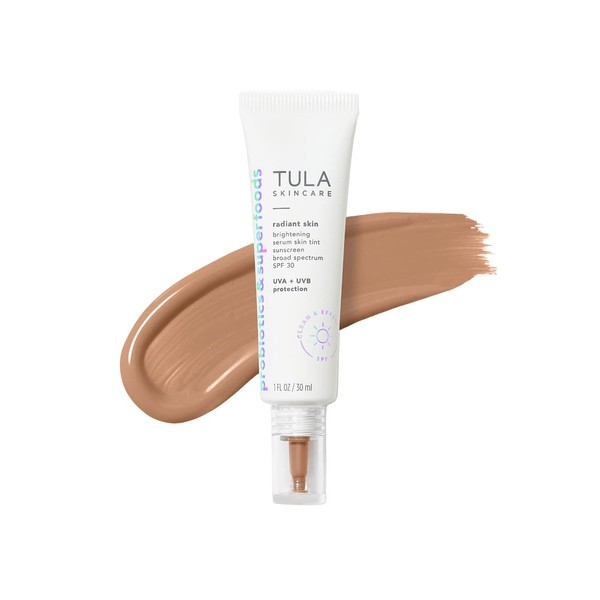 TULA Skin Care Radiant Skin Brightening Serum Skin Tint SPF-Facial