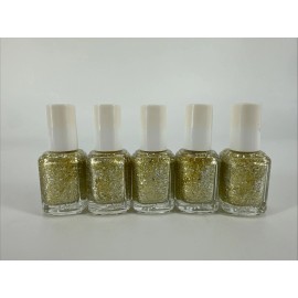 essie LOT OF 5 RARE Essie Celebrate Everything! Glitter Sparkle Nail Polish Lacquer