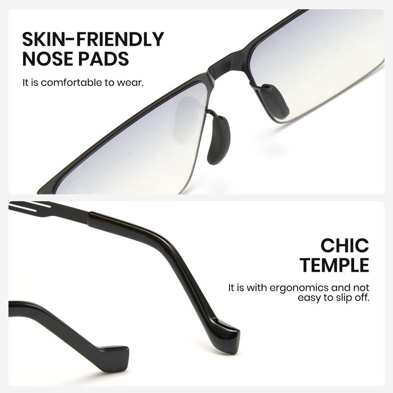 Cyxus Photochromic Glasses for Men Women UV Protection with Blue