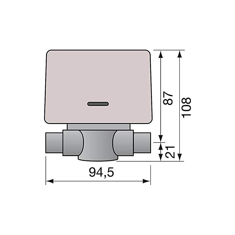 Orkli Two-Way Zone Valve 3/4 Inch Male Thread with Motor