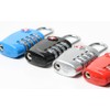 TRIXES TSA Suitcase Padlocks - 4 Pack of Combination Padlocks