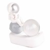Resin Astronaut Crystal Ball Night Light Galaxy 3D Inner Carving