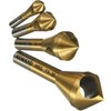 Titanium Countersink Bits Set - 4Pc 90° Drill Bits for