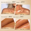 Body Shimmer Oil,Moisturizing Body Highlighter Makeup,Waterproof Liquid Luminizer, Non-Sticky Body