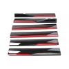Unbranded For Nissan Altima Front Bumper Lip Splitter Spoiler+Side Skirts