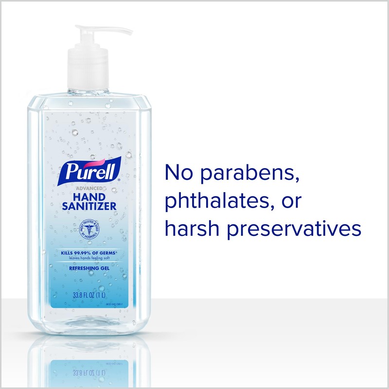 Purell PURELL Advanced Hand Sanitizer Refreshing Gel, Clean Scent, 1
