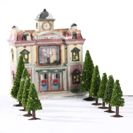 DECHOUS Pine Tree Model Tree, Tree Model, Landscape Tree Model, Railway Model, Building Diorama, Boxyard Landscape, 1/100, 1/150, 1/200, Set of 15
